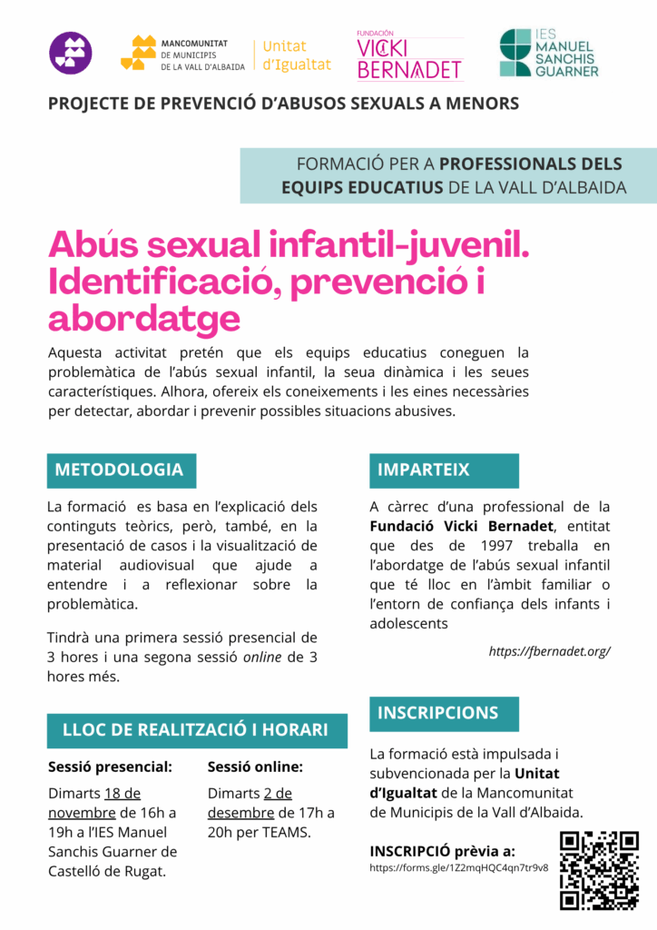 Castelló de Rugat_Formació professorat