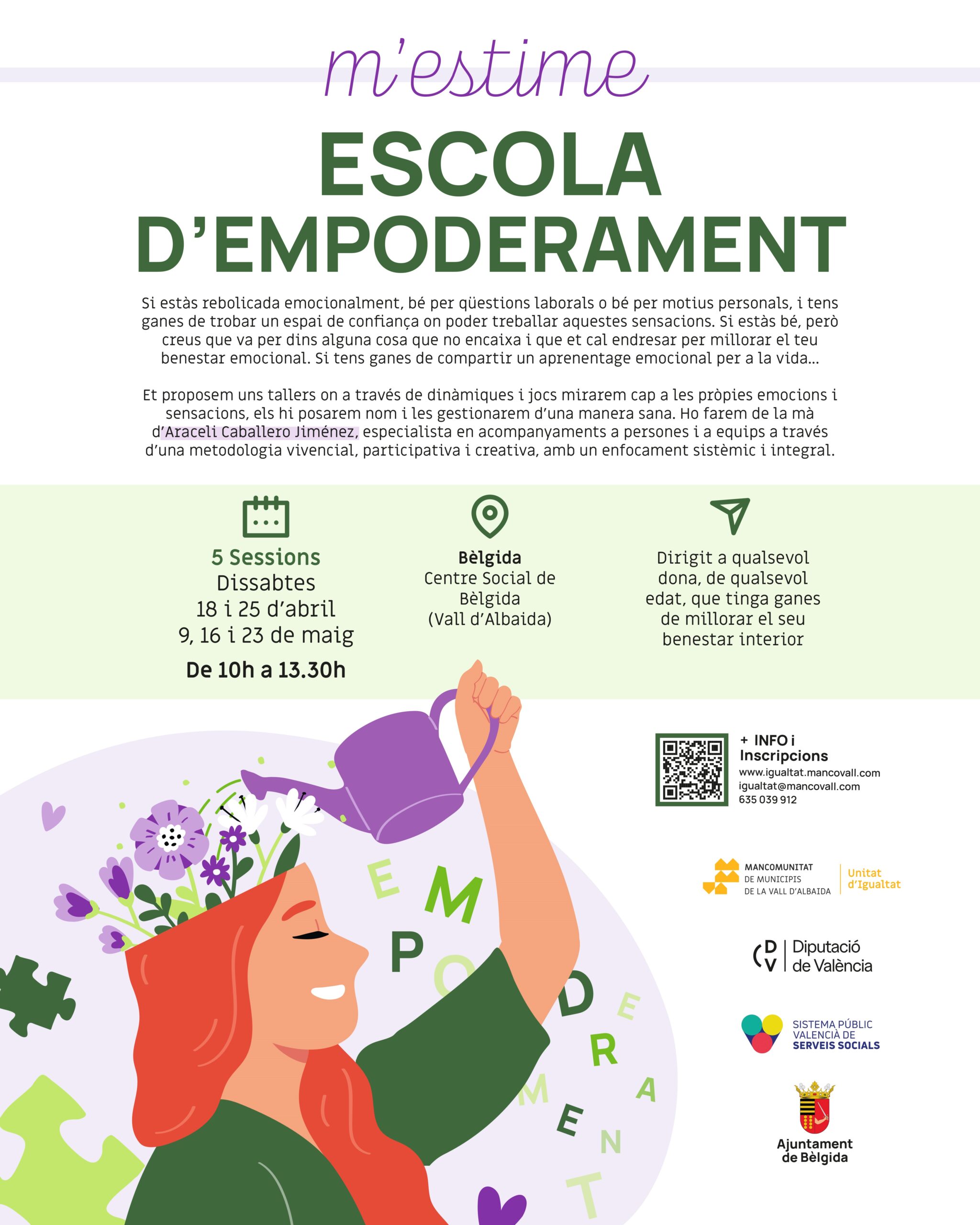 CARTELL ESCOLA D'EMPODERAMENT 2026